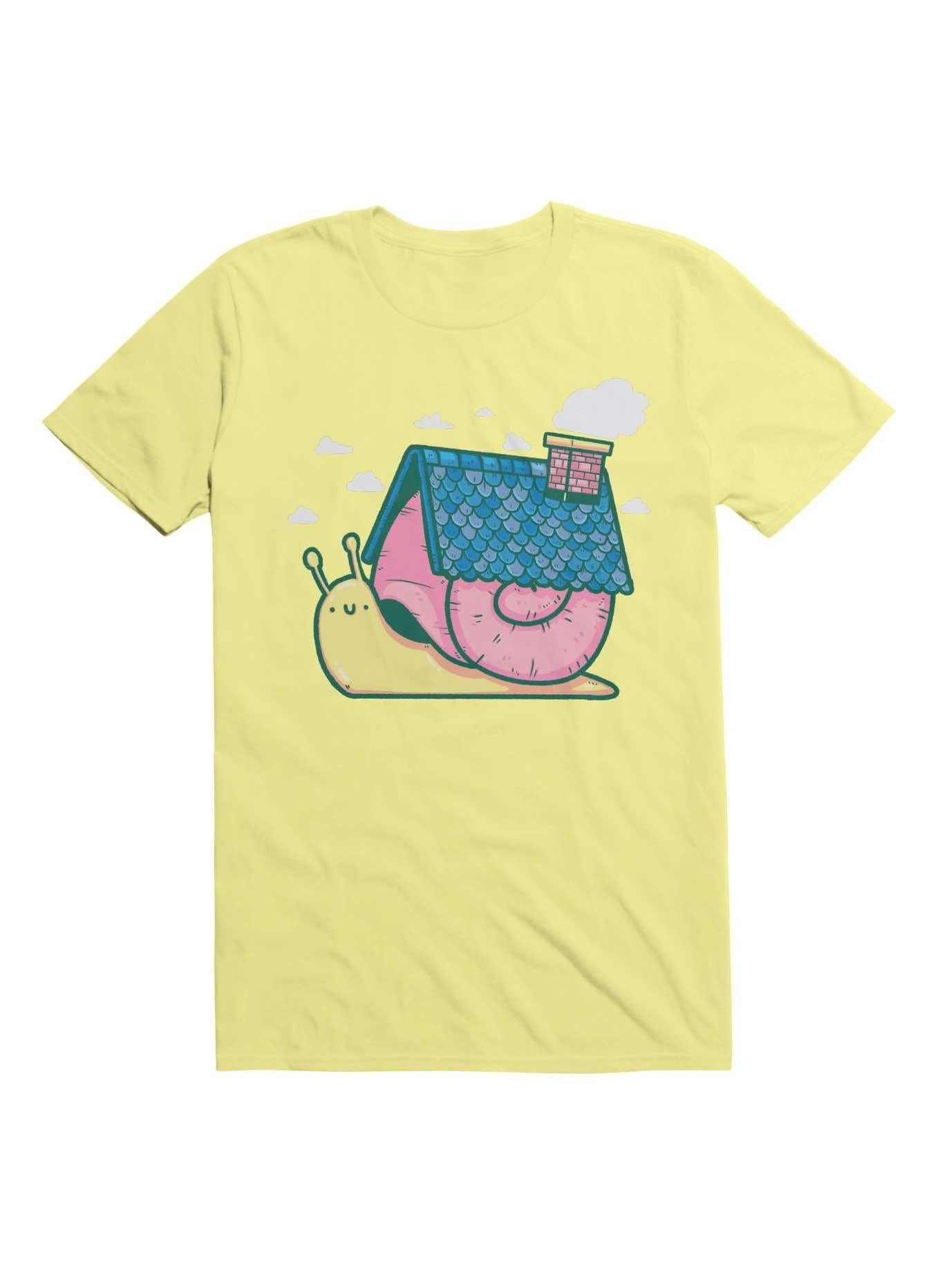 Kawaii Snail Home T Shirt T Shirt Comfort Fit Gift Ready