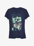 Disney The Nightmare Before Christmas Summer Fear Fest Jack Zero Girls T-Shirt T-Shirt | Fan Favorite Style | Perfect For Daily Wear
