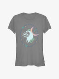 The Nightmare Before Christmas Zero Stars And Flowers Girls T-Shirt T-Shirt | Premium Graphic | High Demand Item
