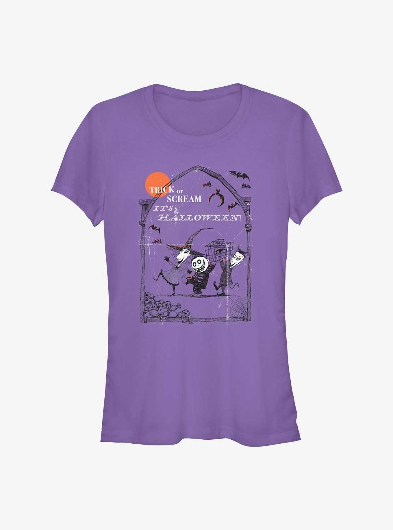 The Nightmare Before Christmas Trick Or Scream Girls T-Shirt T-Shirt | Fan Favorite Style | Top Pick For Fans