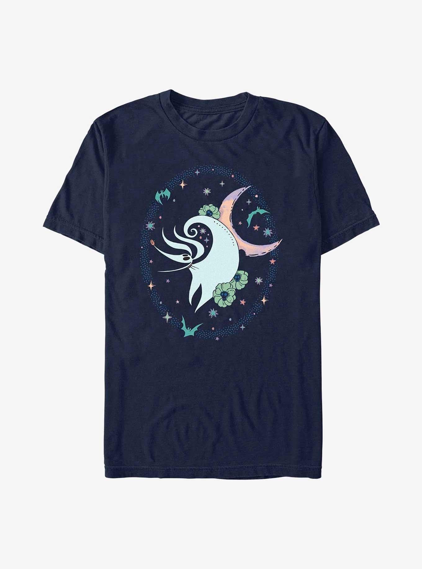 The Nightmare Before Christmas Zero Stars And Flowers T-Shirt T-Shirt | High-Quality Print | Trending Now
