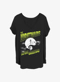 Disney The Nightmare Before Christmas Spooky Nightmare Jack Girls T-Shirt Plus Size T-Shirt | Bold Graphic Edition | Trending Now