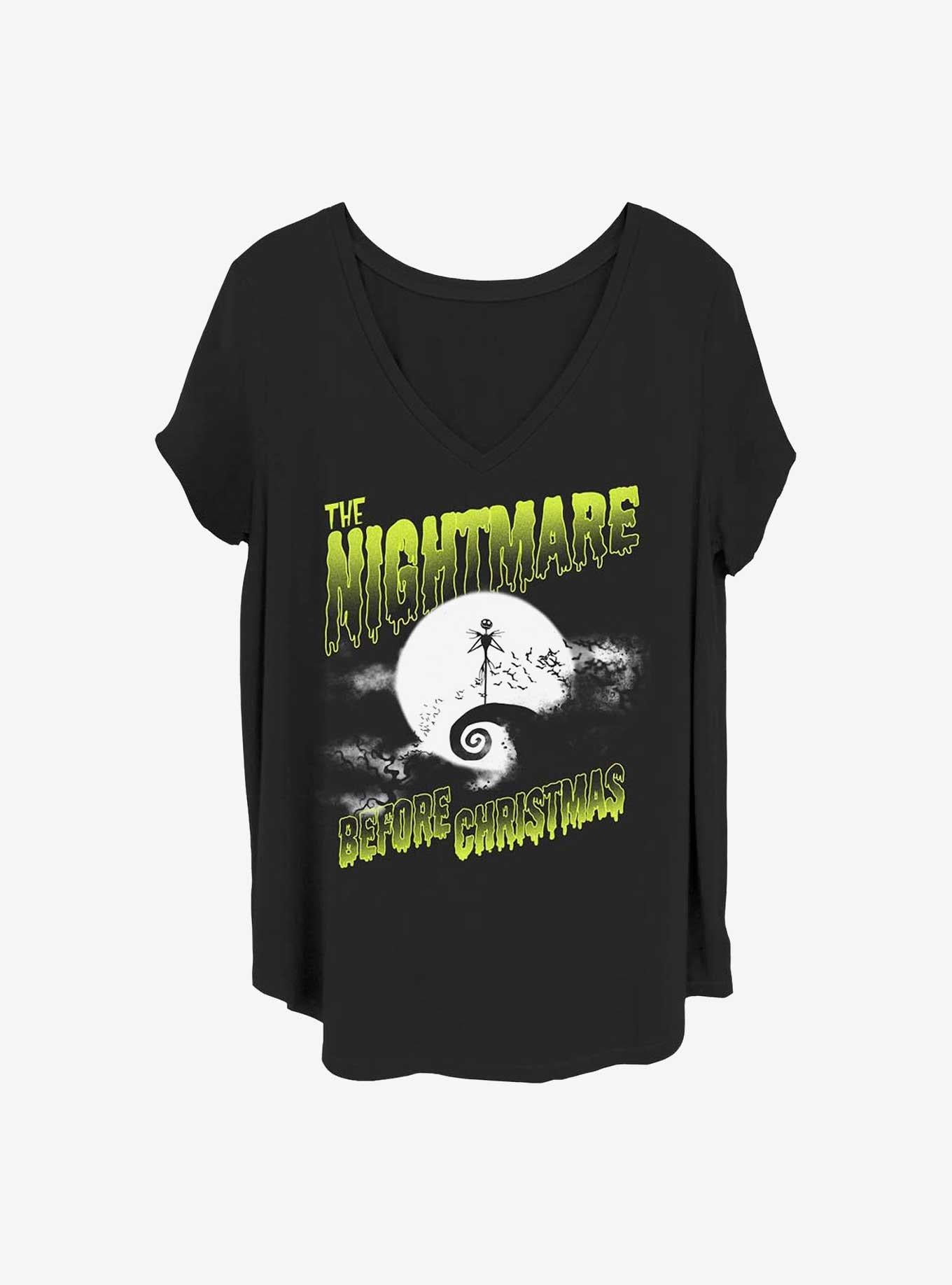 Disney The Nightmare Before Christmas Spooky Nightmare Jack Girls T-Shirt Plus Size T-Shirt | Bold Graphic Edition | Trending Now