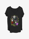 Disney The Nightmare Before Christmas Boogie's Boys Lock Shock Barrel Girls T-Shirt Plus Size T-Shirt | Exclusive Art Design | Perfect For Daily Wear
