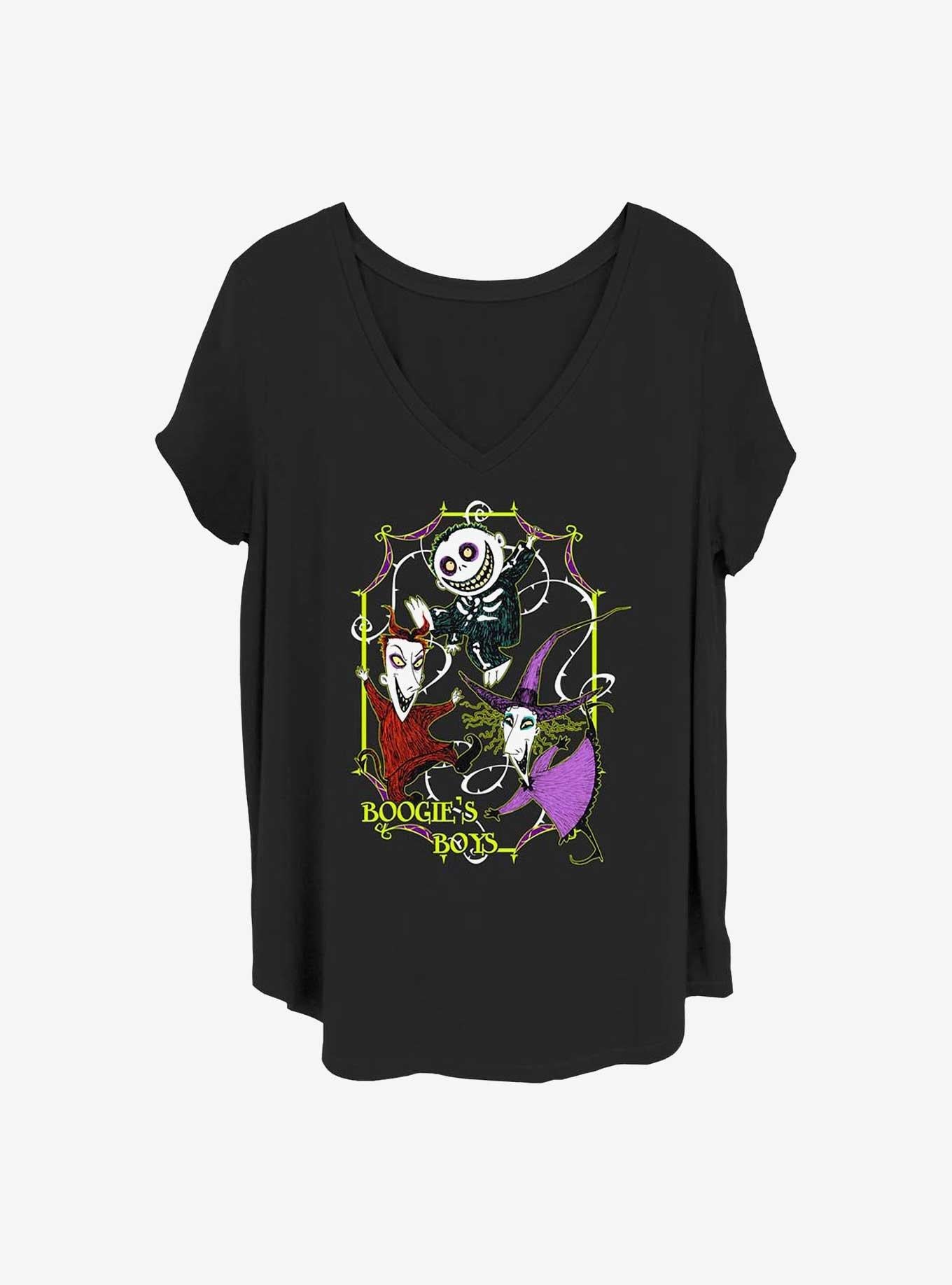 Disney The Nightmare Before Christmas Boogie's Boys Lock Shock Barrel Girls T-Shirt Plus Size T-Shirt | Exclusive Art Design | Perfect For Daily Wear