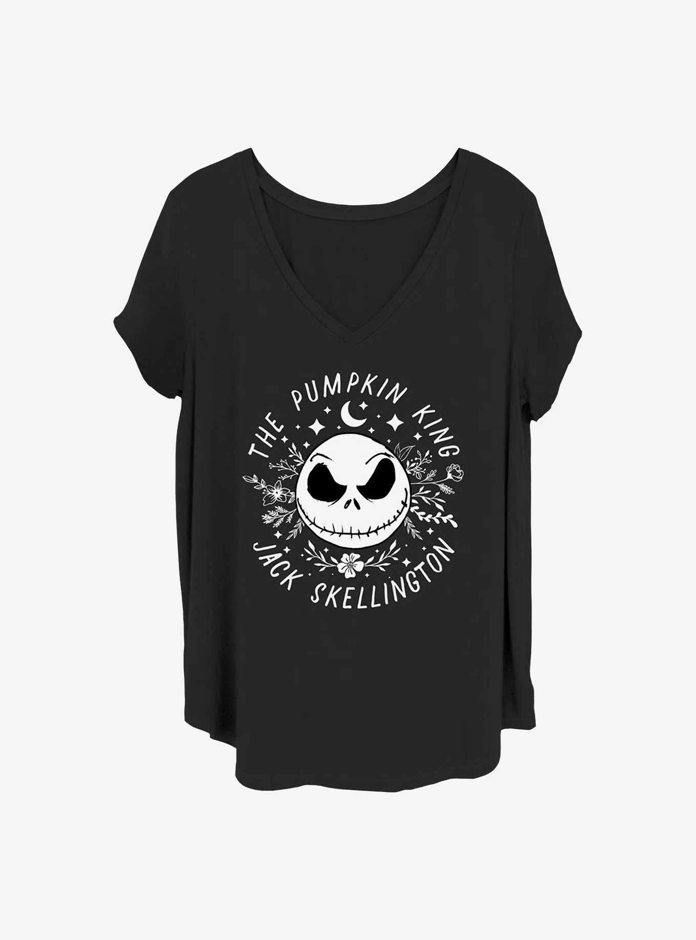 Disney The Nightmare Before Christmas Jack The Pumpkin King Girls T-Shirt Plus Size T-Shirt | Premium Graphic | Great Gift Idea