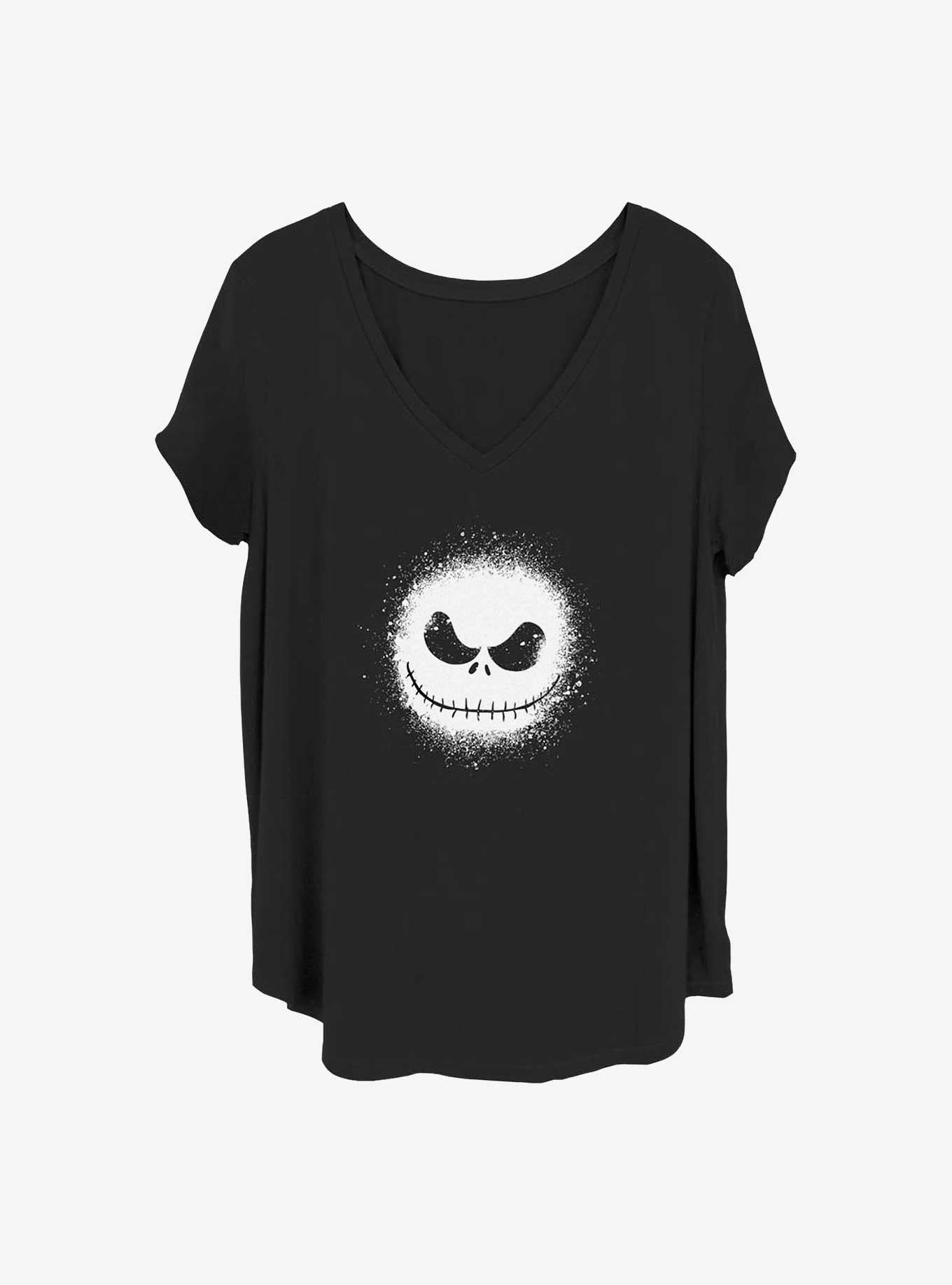 Disney The Nightmare Before Christmas Jack Splatter Girls T-Shirt Plus Size T-Shirt | Vintage Graphic Vibe | Perfect For Daily Wear