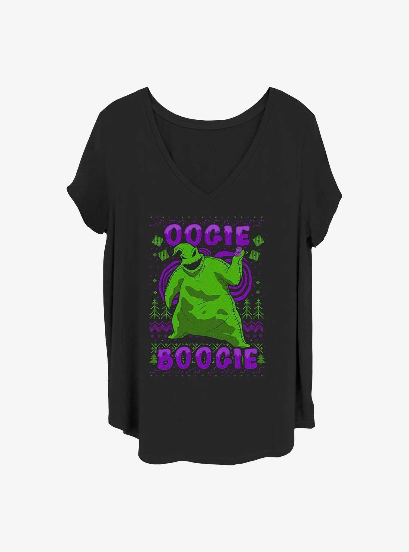 Disney The Nightmare Before Christmas Oogie Boogie Christmas Girls T-Shirt Plus Size T-Shirt | Exclusive Art Design | High Demand Item