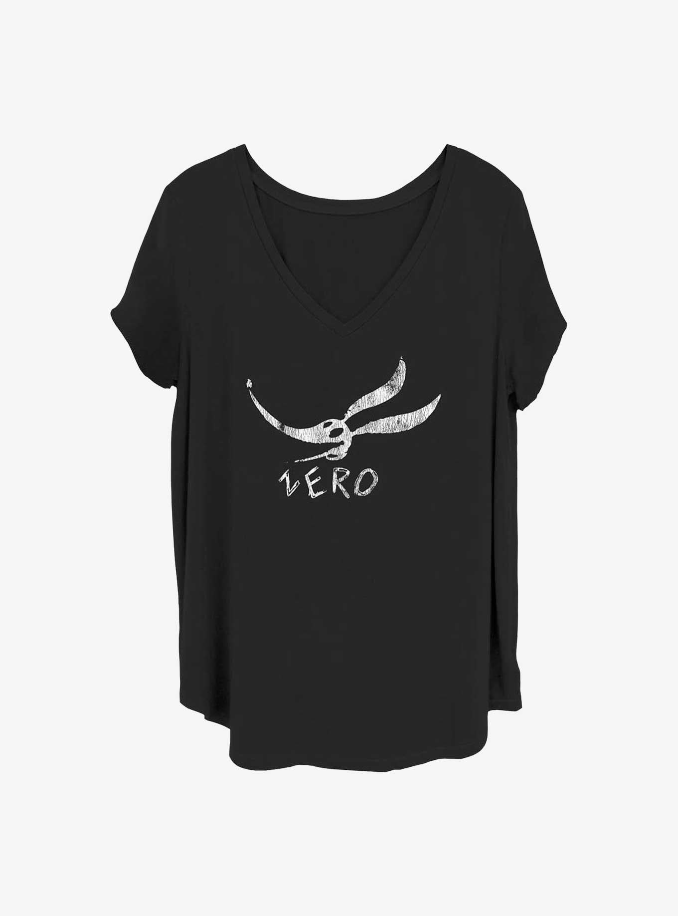 Disney The Nightmare Before Christmas Zero Face Girls T-Shirt Plus Size T-Shirt | Vintage Graphic Vibe | Top Pick For Fans