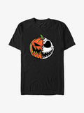 The Nightmare Before Christmas Pumpkin King Jack Split Face T-Shirt T-Shirt | High-Quality Print | Trending Now