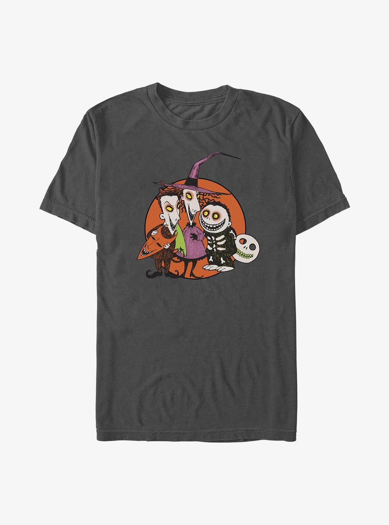 Disney The Nightmare Before Christmas Troublemakers Trio Shock Lock Barrel T-Shirt T-Shirt | High-Quality Print | Top Pick For Fans