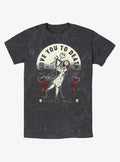 The Nightmare Before Christmas Jack Sally Love You To Death Mineral Wash T-Shirt T-Shirt | Fan Favorite Style | Perfect For Daily Wear