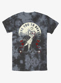 The Nightmare Before Christmas Jack Sally Love You To Death Tie-Dye T-Shirt T-Shirt | Exclusive Art Design | Great Gift Idea