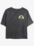 The Nightmare Before Christmas Oogie Boogie Pocket Mineral Wash Girls Crop T-Shirt T-Shirt | Bold Graphic Edition | Perfect For Daily Wear