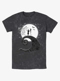 Disney The Nightmare Before Christmas Jack and Sally Meant To Be Mineral Wash T-Shirt T-Shirt | High-Quality Print | High Demand Item