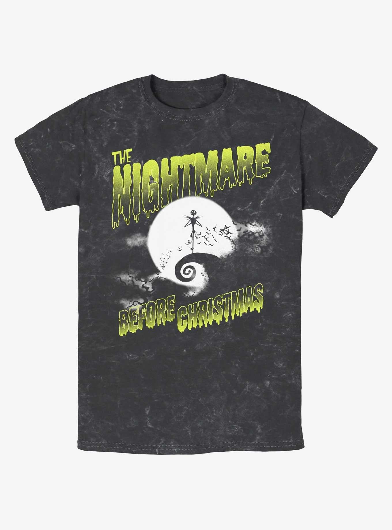 Disney The Nightmare Before Christmas Moonlit Jack Skellington Mineral Wash T-Shirt T-Shirt | Trending Streetwear Style | Perfect For Daily Wear
