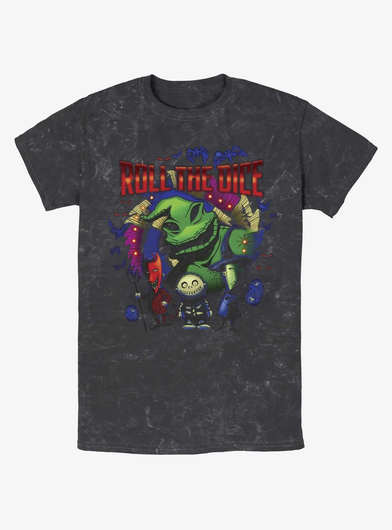 The Nightmare Before Christmas Oogie Dice Mineral Wash T-Shirt T-Shirt | Fan Favorite Style | Must-Have Style