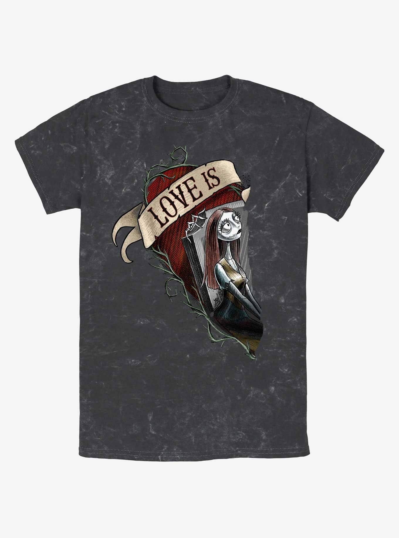 The Nightmare Before Christmas Sally Love Is Mineral Wash T-Shirt T-Shirt | Trending Streetwear Style | Great Gift Idea