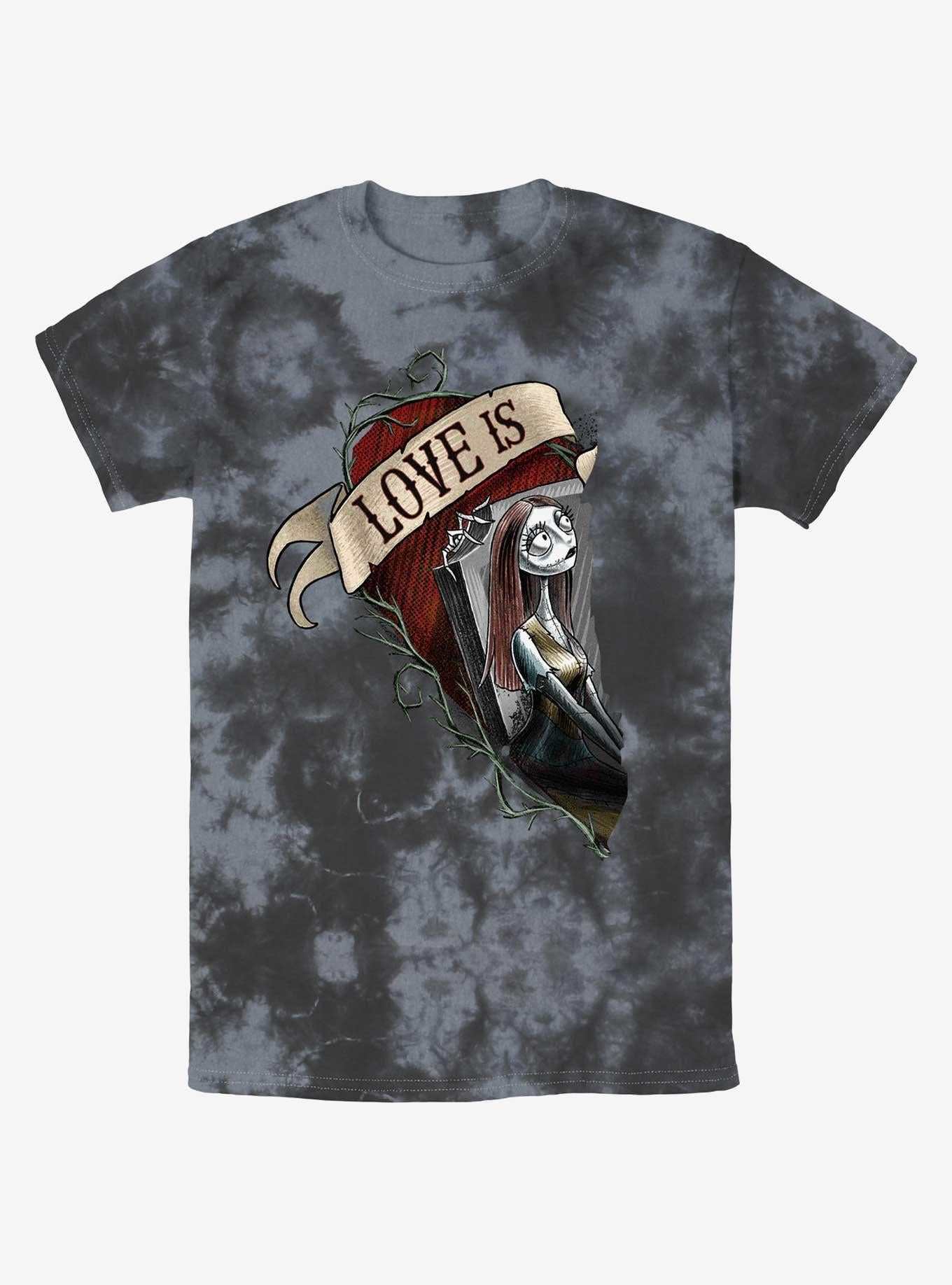 The Nightmare Before Christmas Sally Love Is Tie-Dye T-Shirt T-Shirt | Bold Graphic Edition | Great Gift Idea