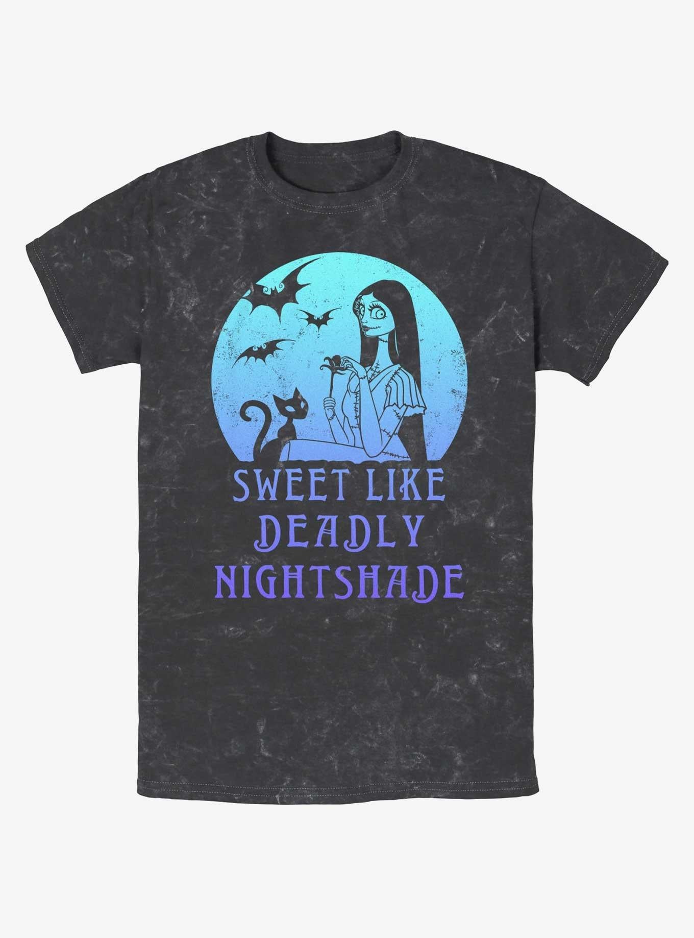 Disney The Nightmare Before Christmas Sally Sweet Like Deadly Nightshade Mineral Wash T-Shirt T-Shirt | Premium Graphic | Trending Now
