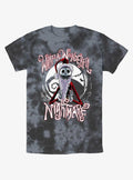 Disney The Nightmare Before Christmas Santa Jack Wonderful Nightmare Tie-Dye T-Shirt T-Shirt | Trending Streetwear Style | Must-Have Style