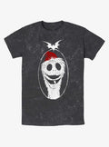 Disney The Nightmare Before Christmas Santa Jack Mineral Wash T-Shirt T-Shirt | Bold Graphic Edition | Trending Now