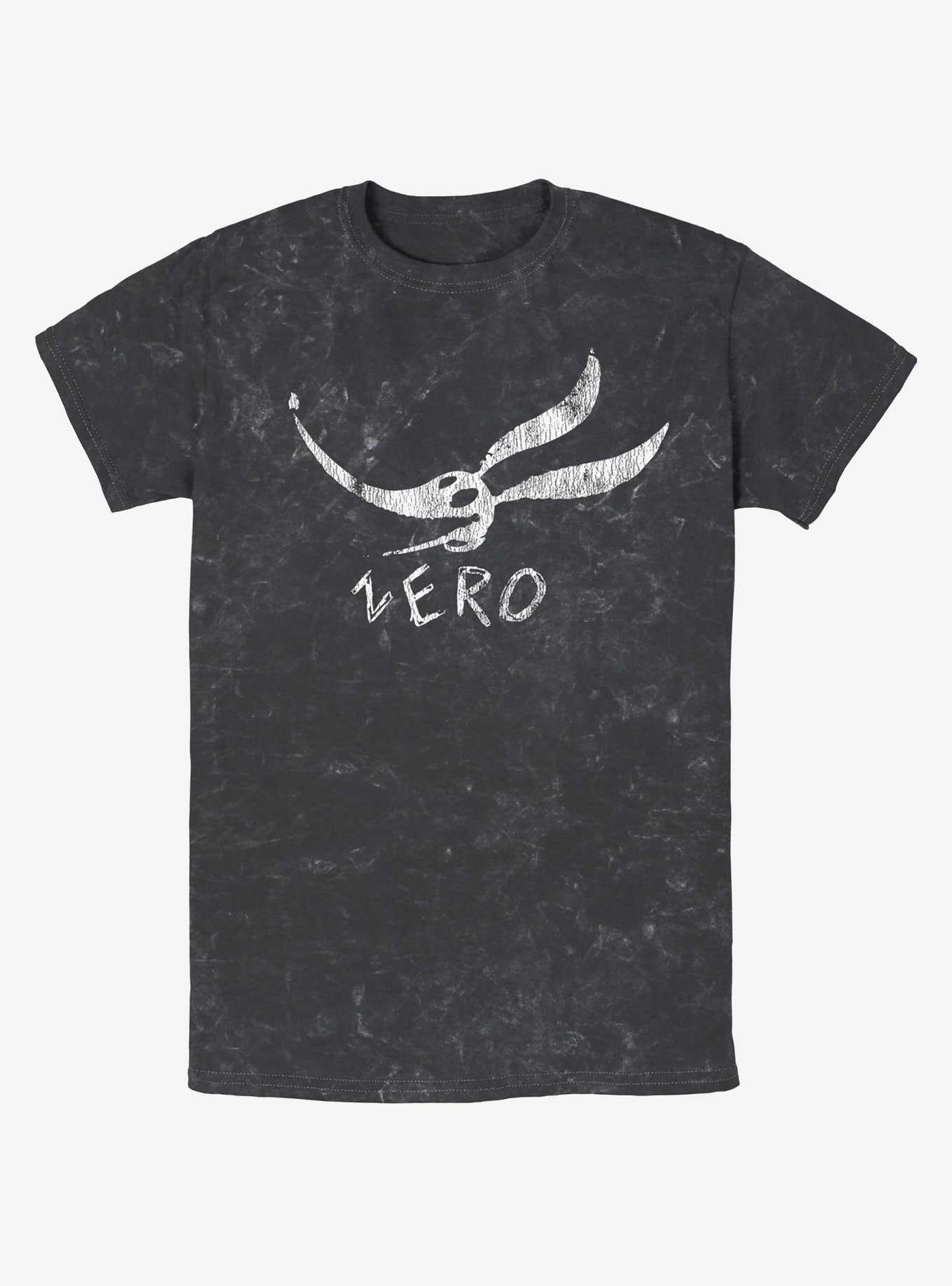The Nightmare Before Christmas Zero Face Mineral Wash T-Shirt T-Shirt | Premium Graphic | Must-Have Style