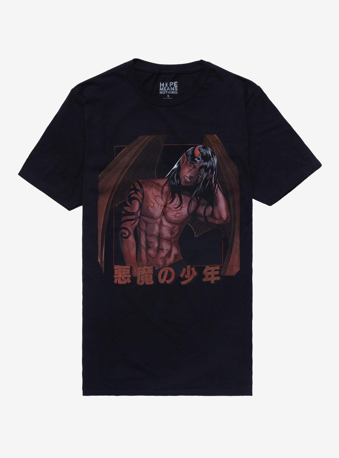 Demon Anime Babe Boyfriend Fit Girls T-Shirt T-Shirt | Exclusive Art Design | Perfect For Daily Wear