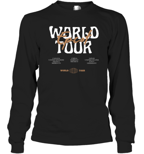 Drinking Around The World Epcot Drinking World Showcase Team Long Sleeve T Shirt