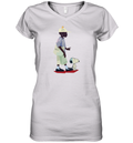 Black Woman Snoopy Peanuts Women039S V Neck T Shirt