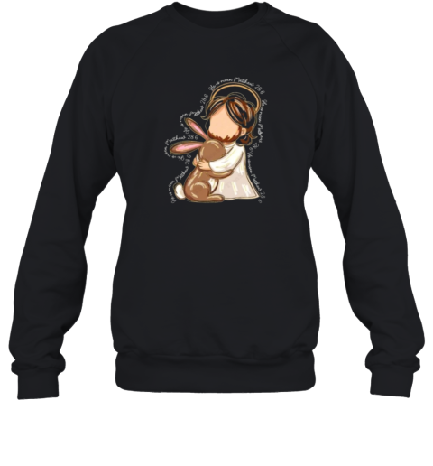 Brush Stroke Jesus He Is Risen Sweatshirt