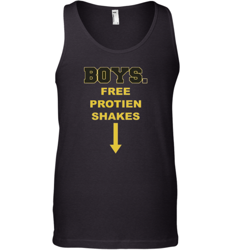 Boys Free Protien Shakes Tank Top