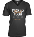 Drinking Around The World Epcot Drinking World Showcase Team V Neck T Shirt