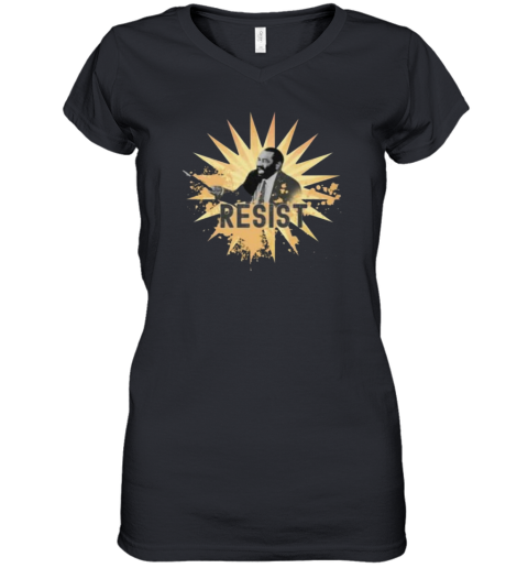 Al Green Resist Shirt Stand Up And Fight I Wont Sit Down Women039S V Neck T Shirt
