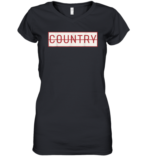 Country Sakamoto Women039S V Neck T Shirt