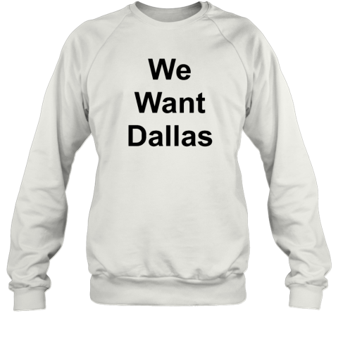 Anthony Edwards Wearing We Want Dallas Sweatshirt