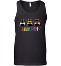 Ally Cat Rainbow Lgbt Pride Flag Gay Pride Month 2025 Tank Top