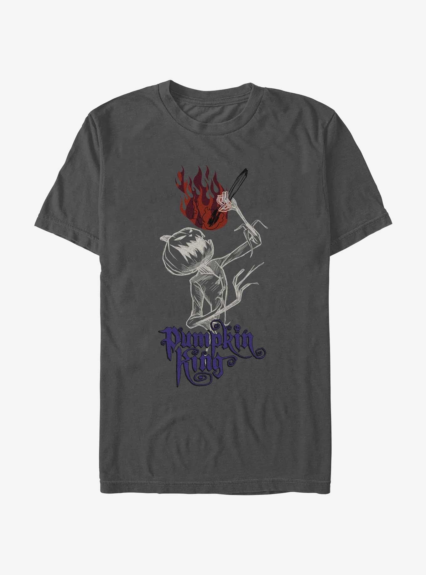 Disney The Nightmare Before Christmas Fire Eater Pumpkin King T-Shirt T-Shirt | Exclusive Art Design | Trending Now