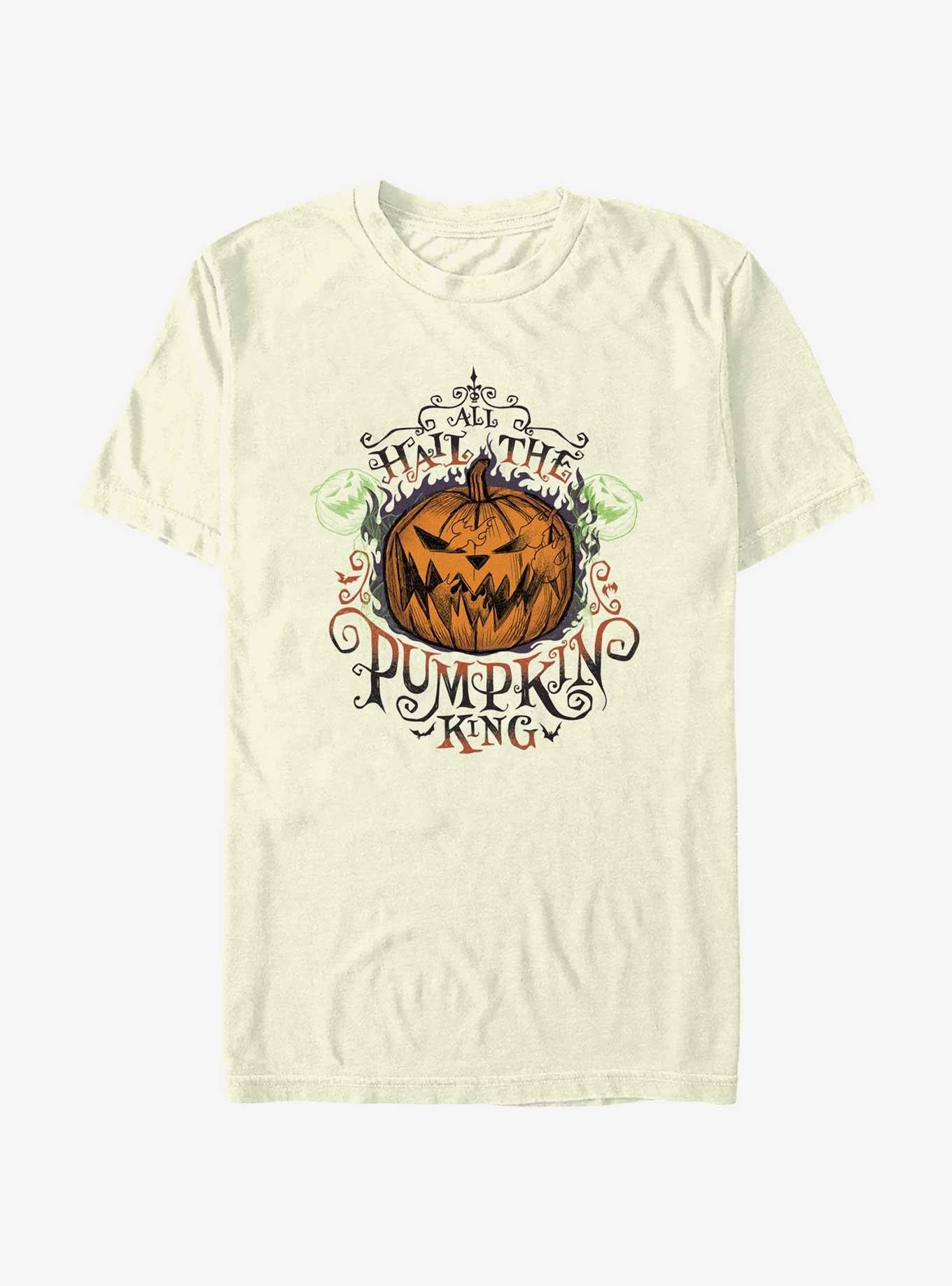Disney The Nightmare Before Christmas All Hail The Pumpkin King T-Shirt T-Shirt | Bold Graphic Edition | Top Pick For Fans