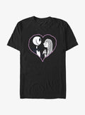 The Nightmare Before Christmas Jack Sally Heart Stitch T-Shirt T-Shirt | Fan Favorite Style | Trending Now