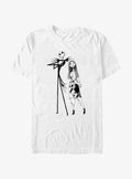 Disney The Nightmare Before Christmas Jack and Sally T-Shirt T-Shirt | Bold Graphic Edition | Top Pick For Fans