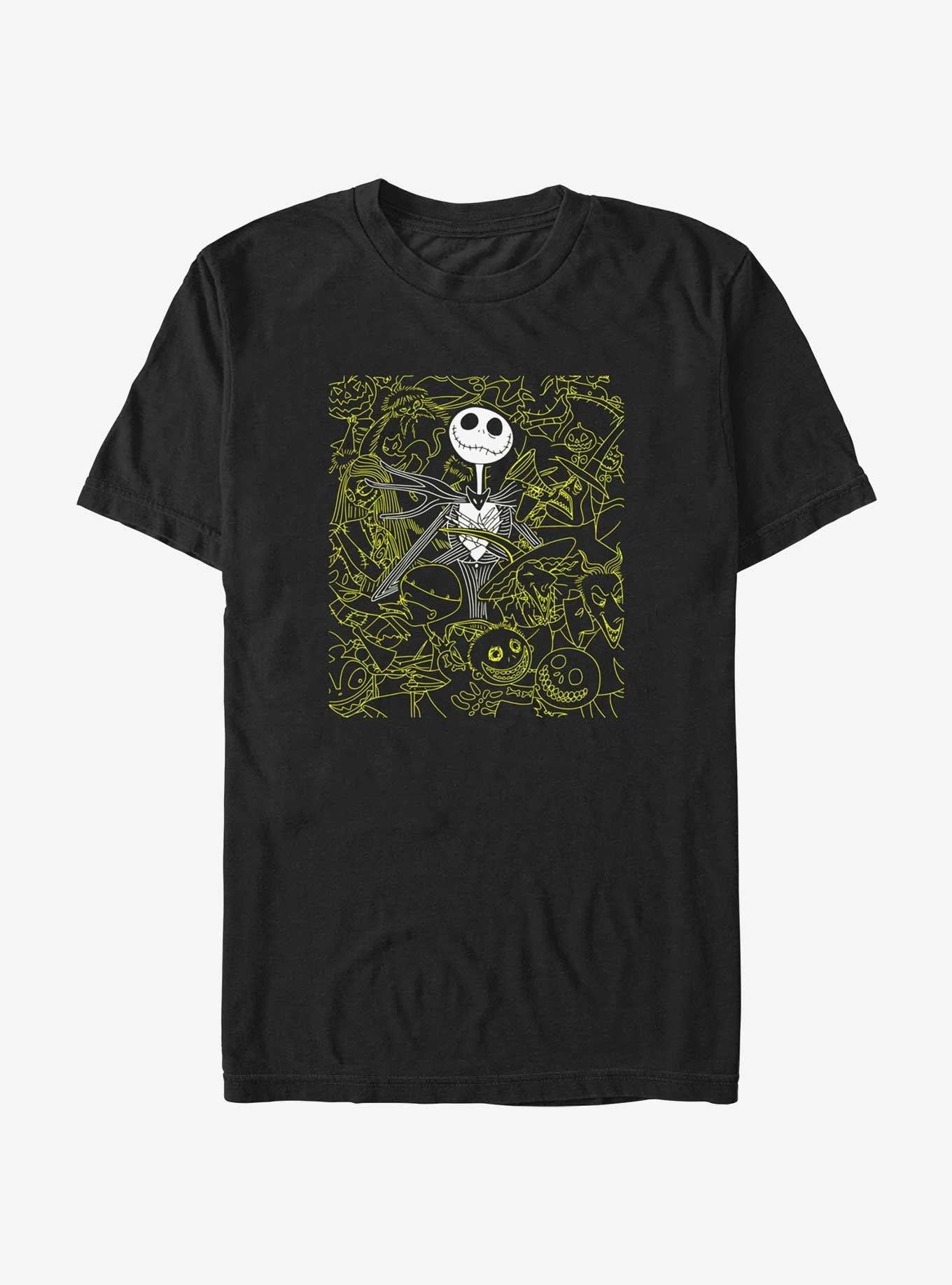 Disney The Nightmare Before Christmas Jack Skellington Focus T-Shirt T-Shirt | Trending Streetwear Style | Top Pick For Fans