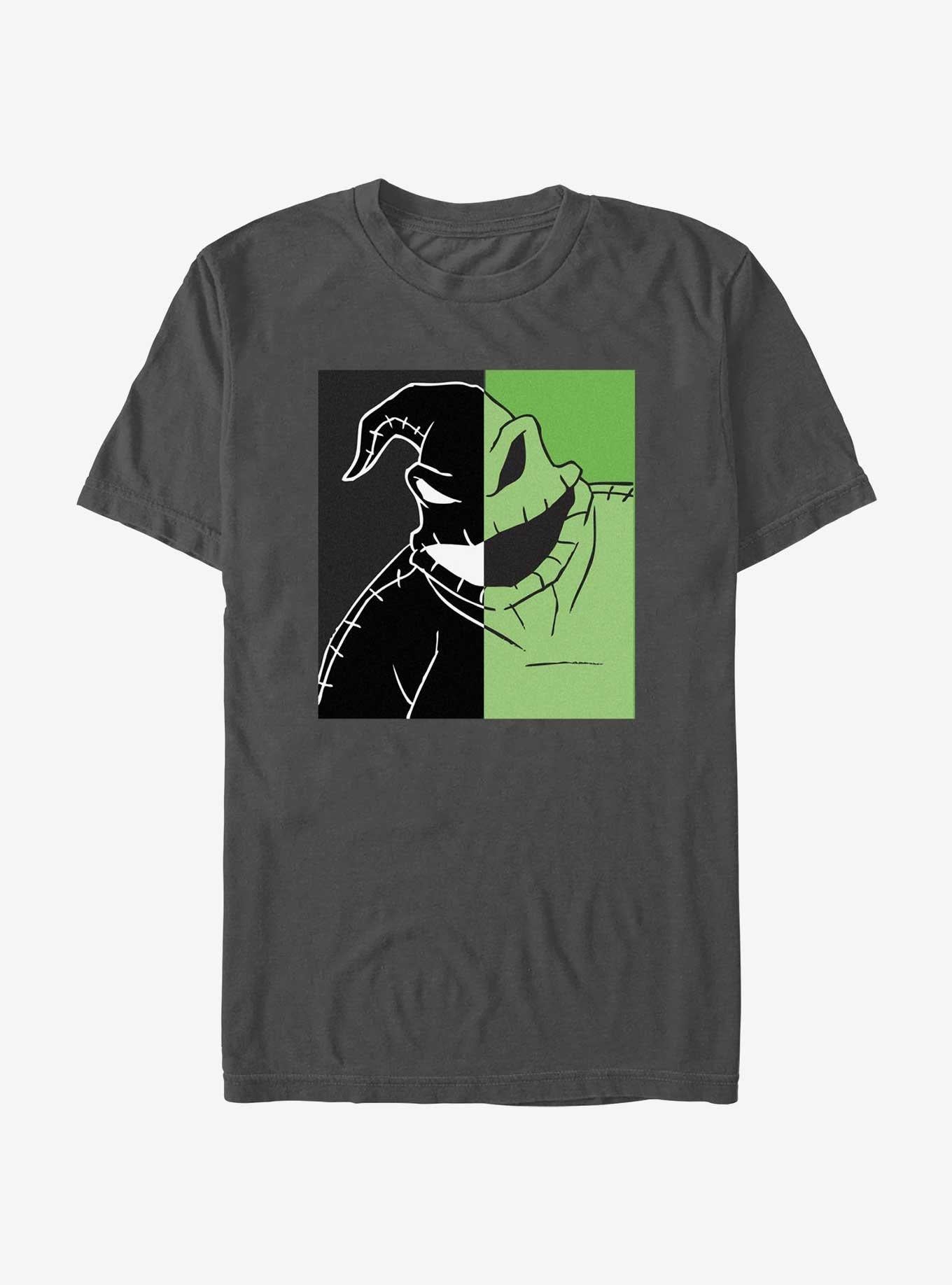Disney The Nightmare Before Christmas Oogie Boogie Split T-Shirt T-Shirt | Top Trending Artwork | Great Gift Idea