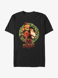 Disney The Nightmare Before Christmas Santa Jack Wreath T-Shirt T-Shirt | Top Trending Artwork | Perfect For Daily Wear