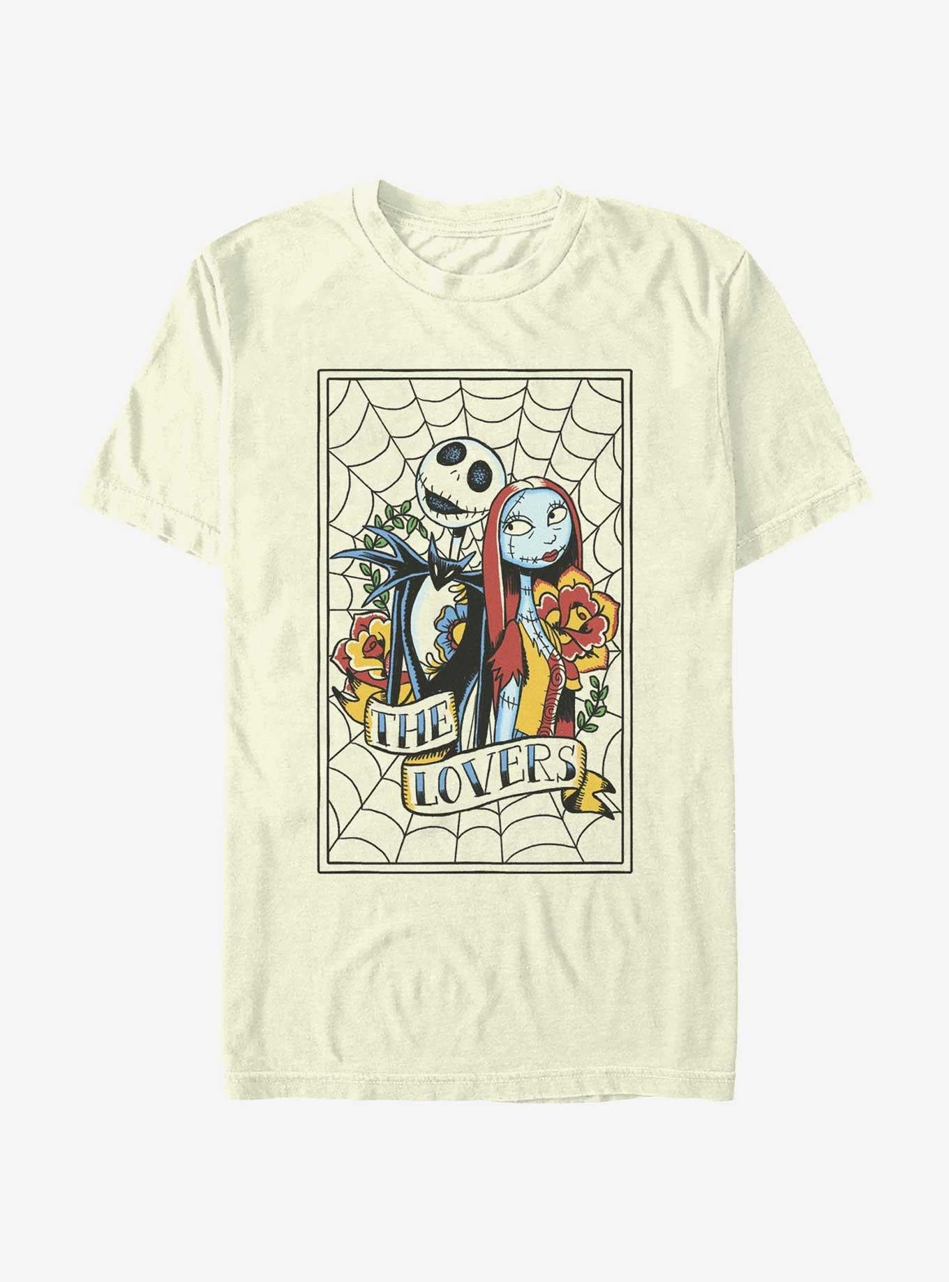 Disney The Nightmare Before Christmas Jack and Sally The Lovers T-Shirt T-Shirt | Bold Graphic Edition | Trending Now