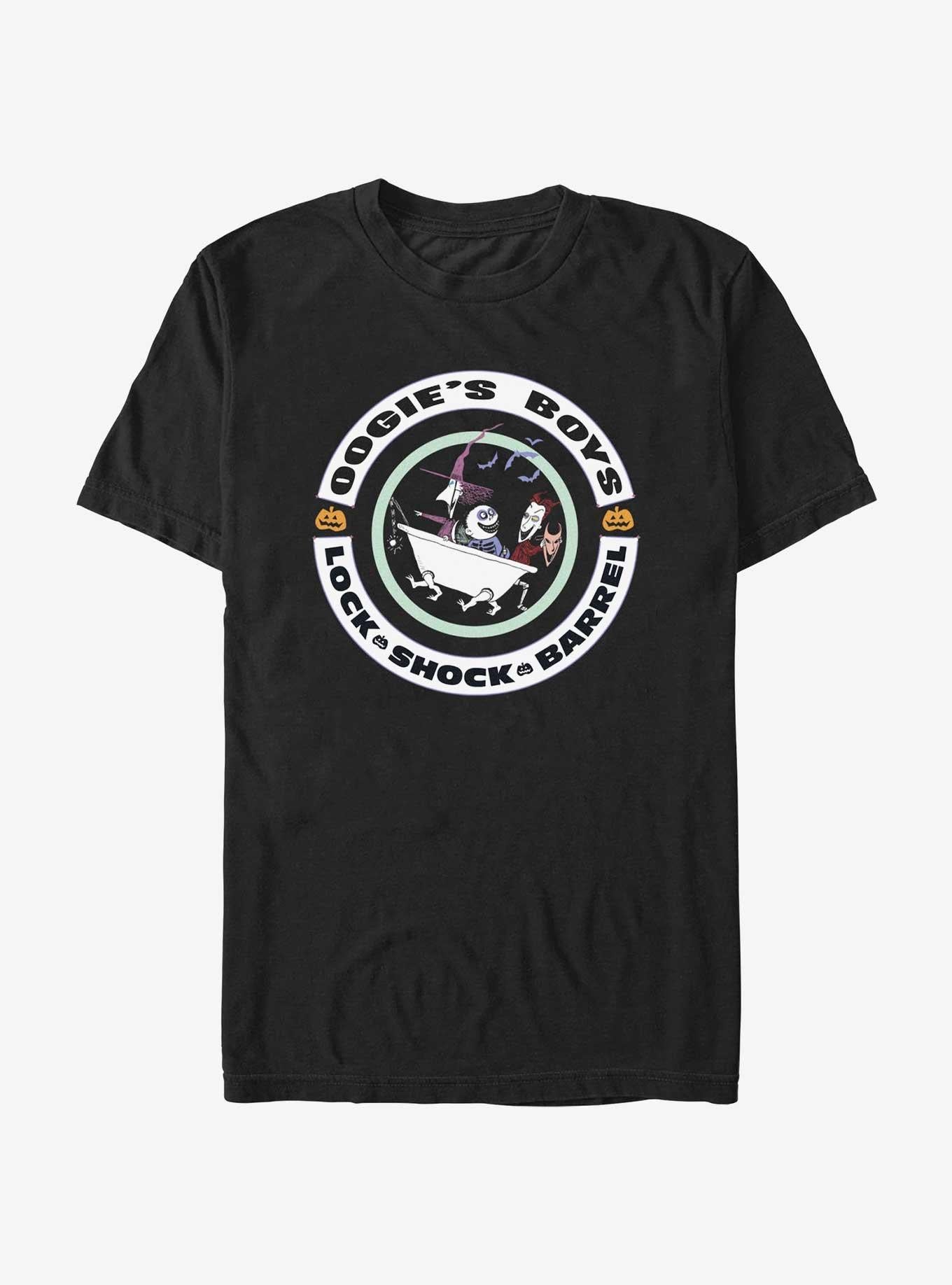 Disney The Nightmare Before Christmas Troublemakers Lock Shock Barrel T-Shirt T-Shirt | Top Trending Artwork | Great Gift Idea