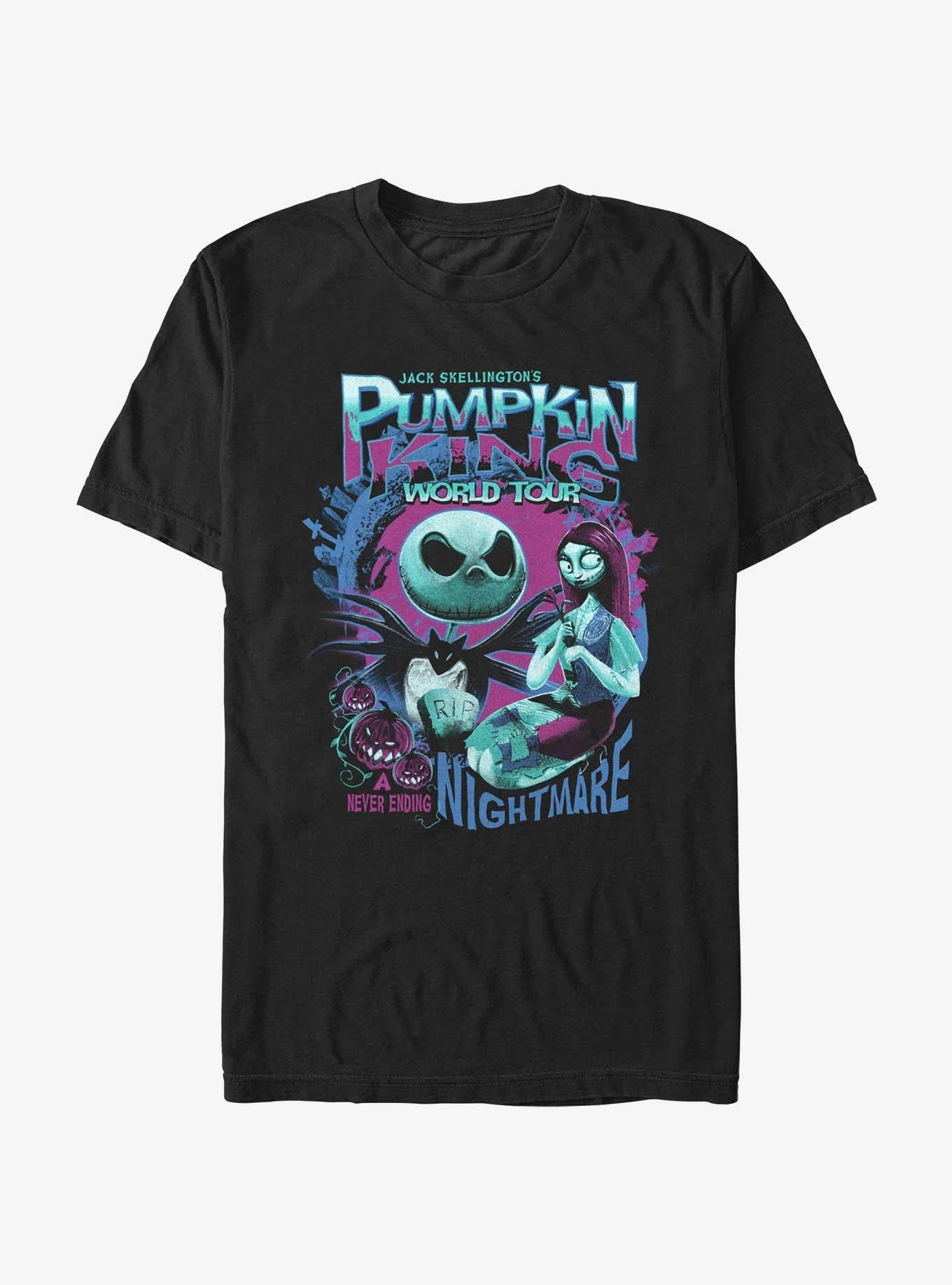 The Nightmare Before Christmas Pumpkin King World Tour T-Shirt T-Shirt | Vintage Graphic Vibe | High Demand Item