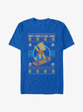 The Simpsons Bart Ugly Christmas T-Shirt T-Shirt | High-Quality Print | Perfect For Daily Wear
