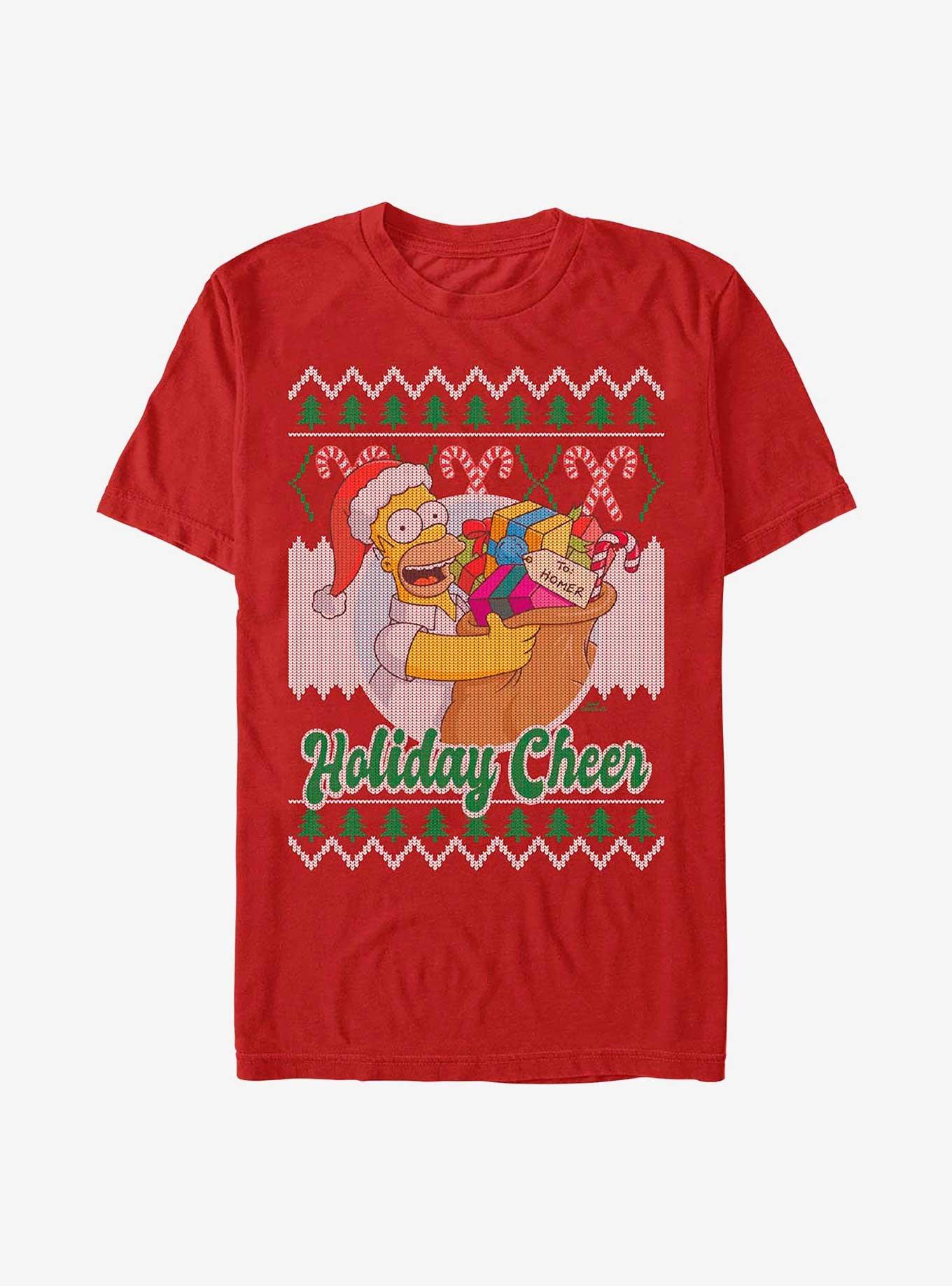 The Simpsons Homer Ugly Christmas T-Shirt T-Shirt | Premium Graphic | Top Pick For Fans