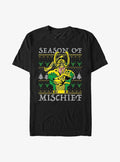 Marvel Loki Mischief Season Ugly Christmas T-Shirt T-Shirt | Fan Favorite Style | Perfect For Daily Wear